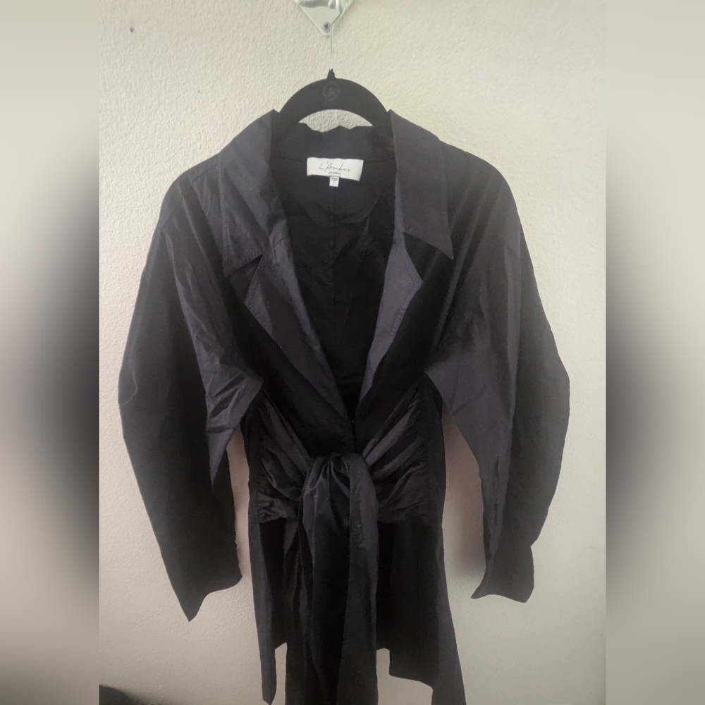 L'Academie Elegant Black Tunic W/Tie